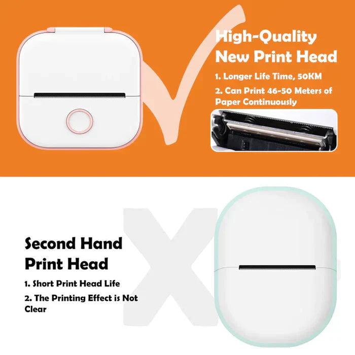 Wireless Inkless Mini Printer