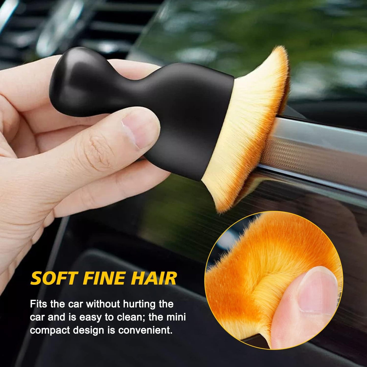 Cepillo para polvo del interior del coche