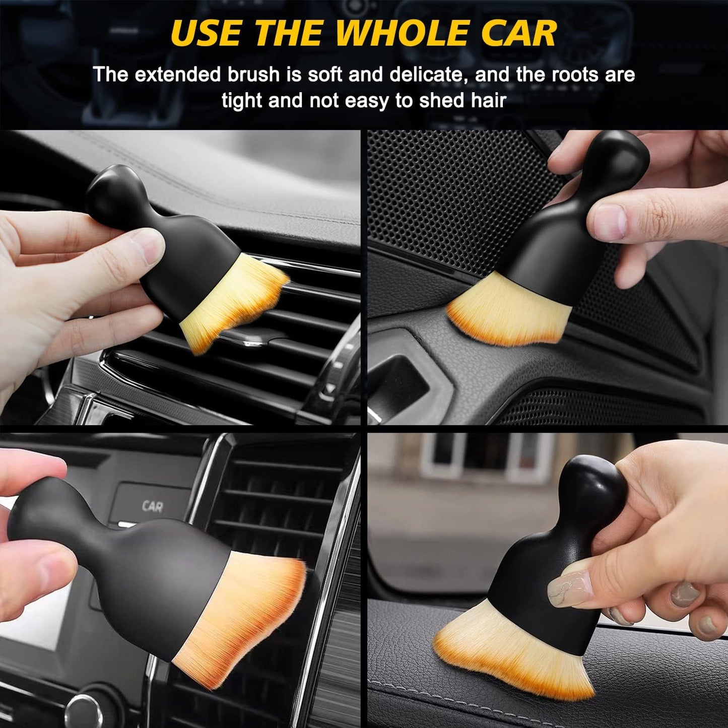 Cepillo para polvo del interior del coche