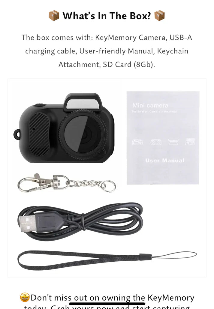 Nex Shoppe-Point-and-Shoot Mini Camera