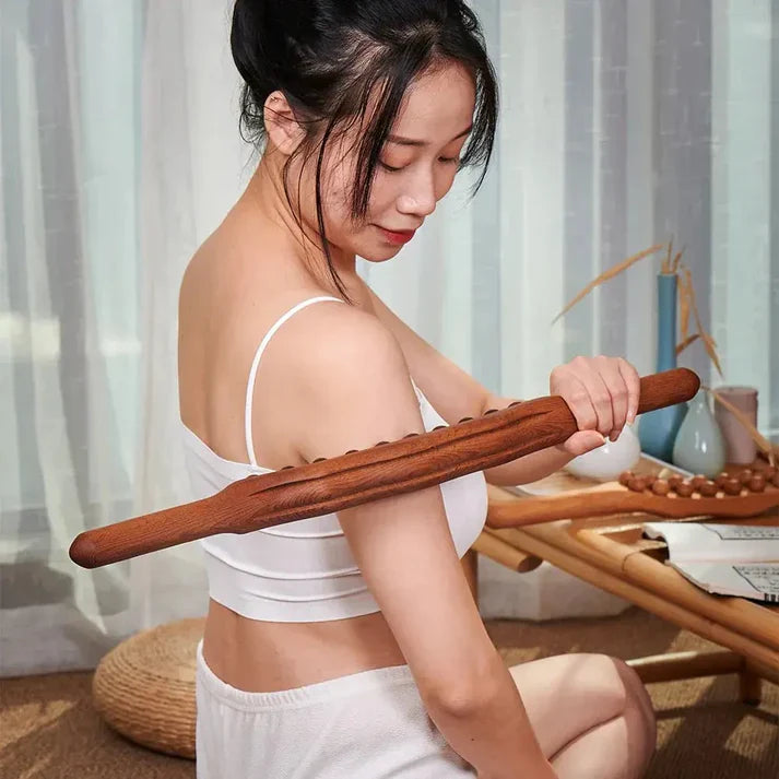 Terapia con madera gua sha