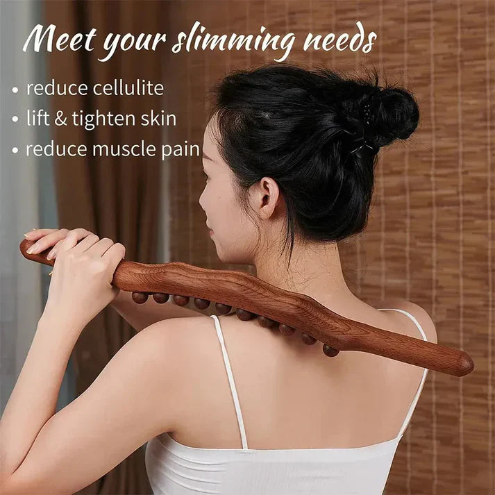 Terapia con madera gua sha
