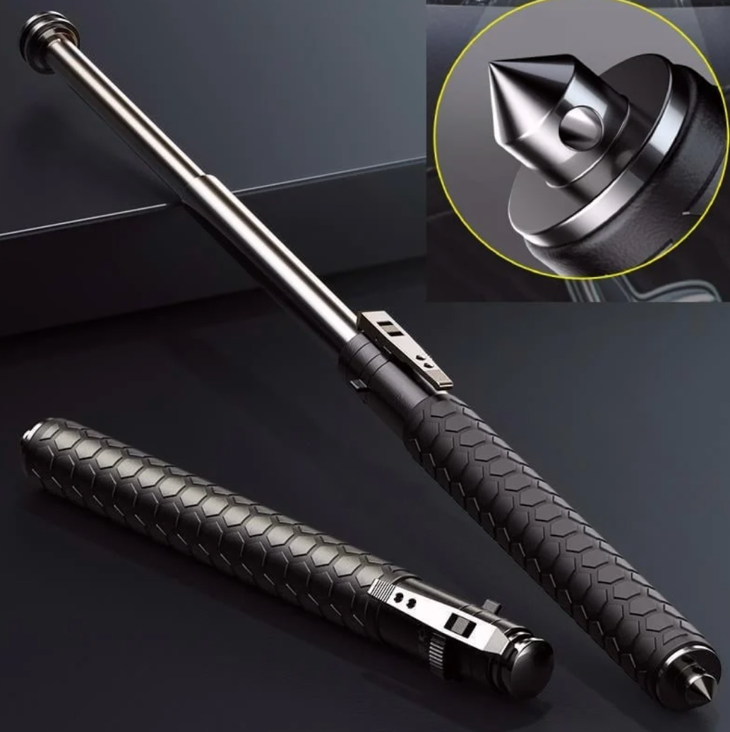Enhanced Automatic Retractable Self Defence Hiking Stick