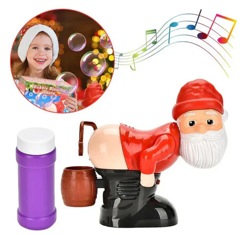 Soplador de burbujas de Papá Noel