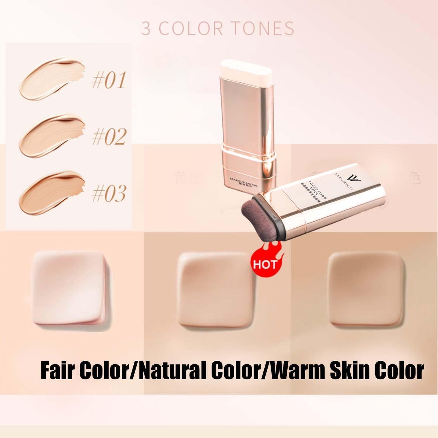 Base de maquillaje en barra Vivien Beauty