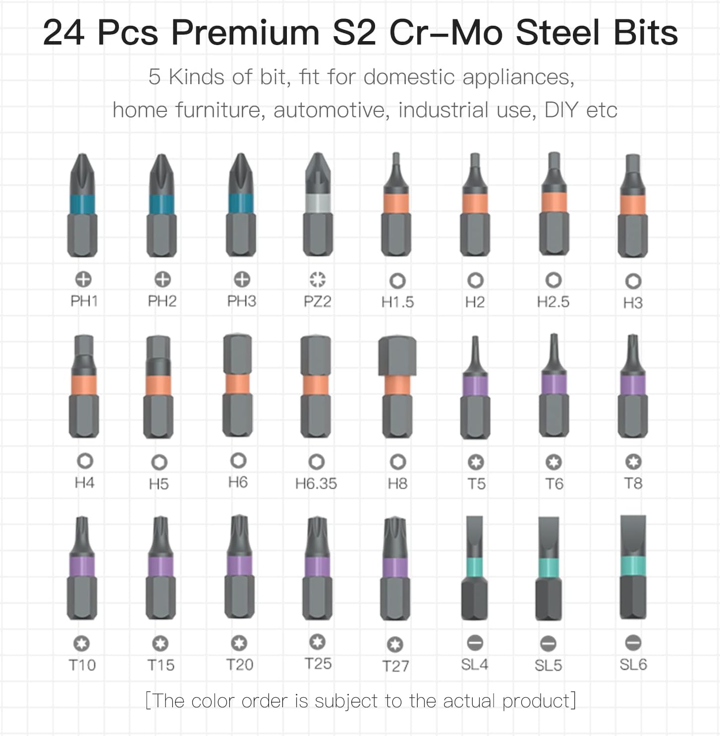 24 in 1 Magnetic Screwdriver Mini set