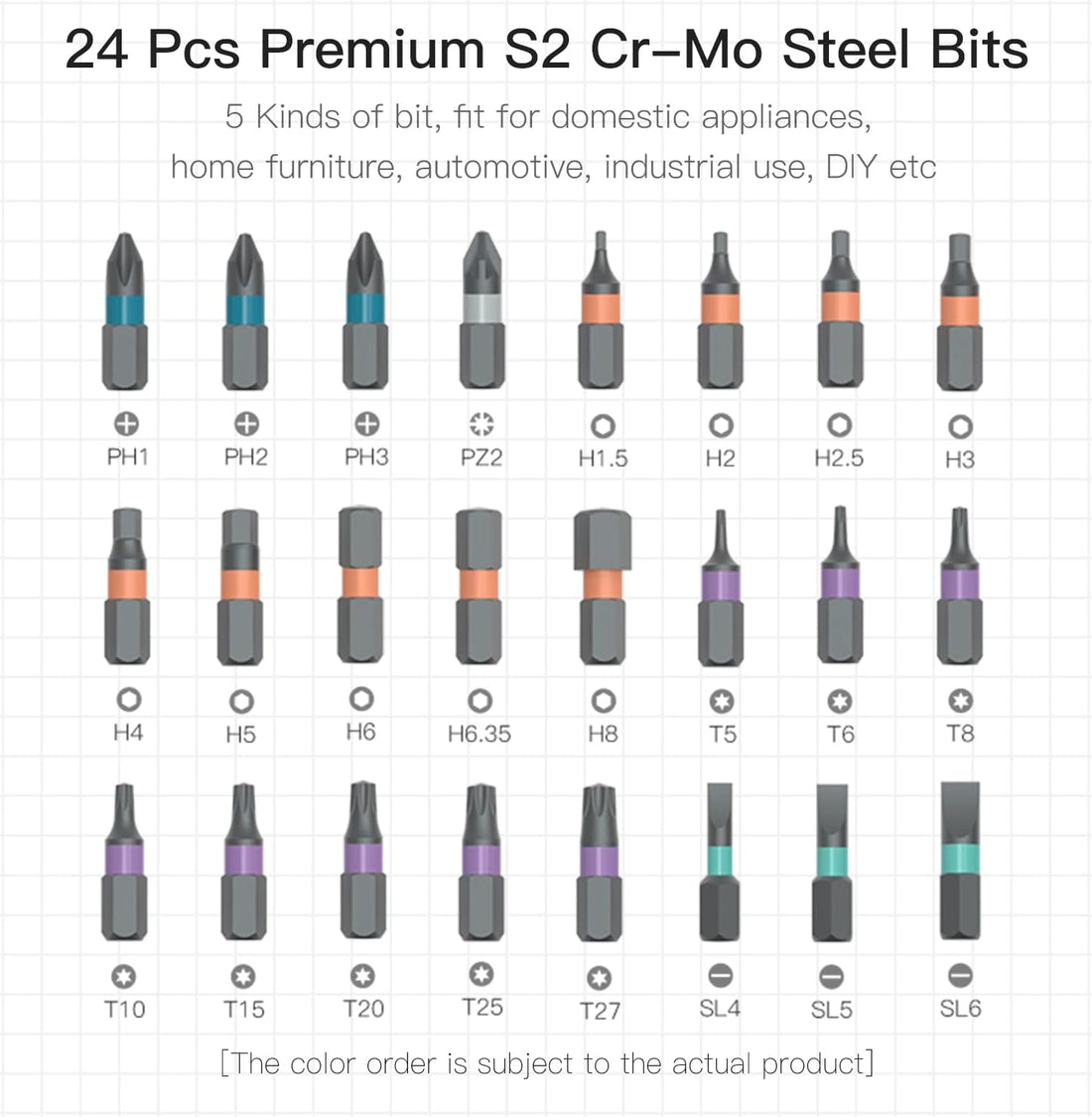 24 in 1 Magnetic Screwdriver Mini set