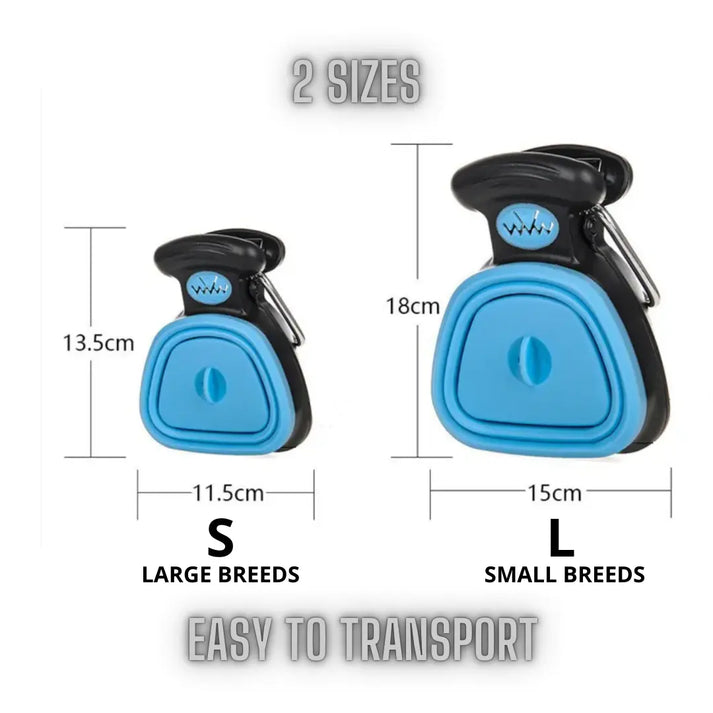 Tragbare, faltbare Kotschaufel für Haustiere 