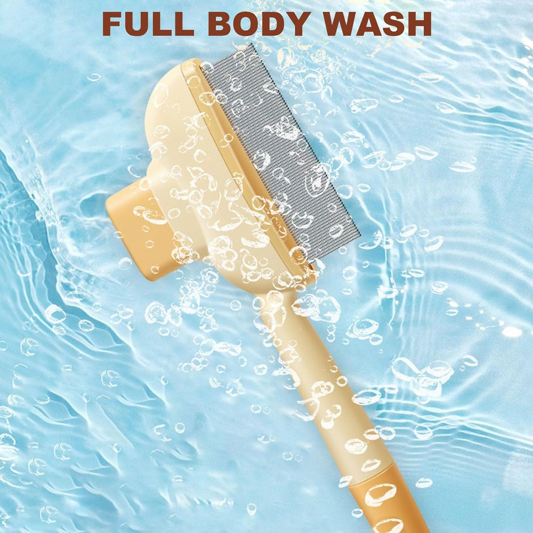 Selbstreinigende Fellpflegebürste für Katzen und Hunde