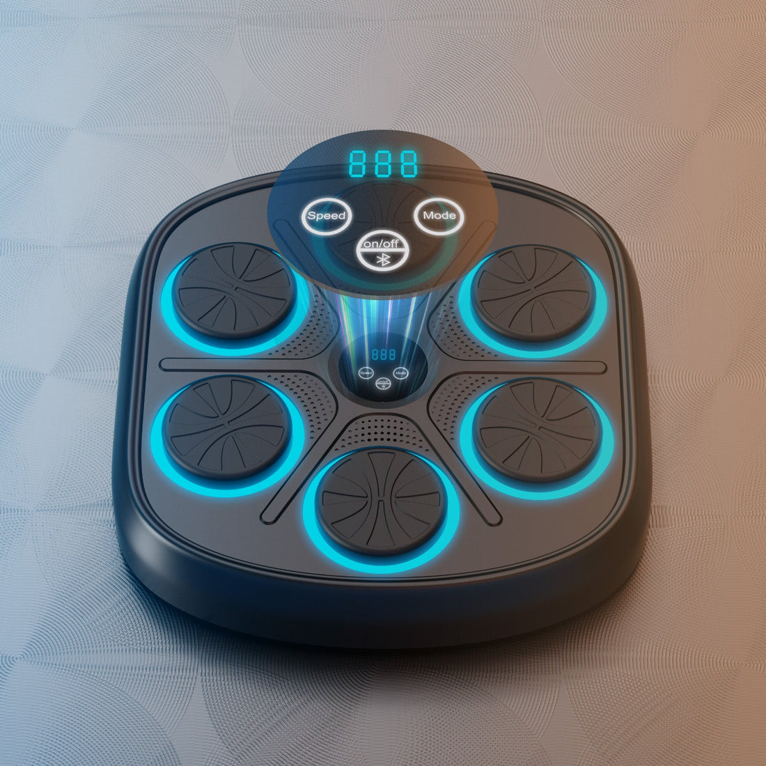 Máquina de boxeo musical con guantes de boxeo 