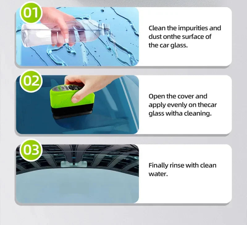 Tabla de limpieza de vidrio