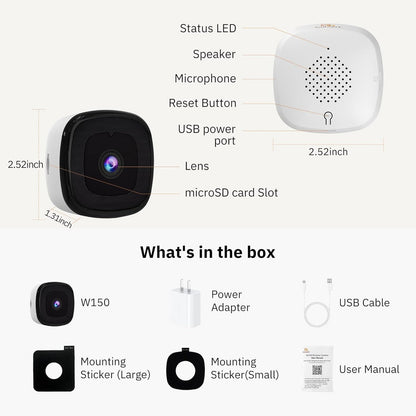 ChroMax 3MP 2K Dual-Band Indoor Security Cam