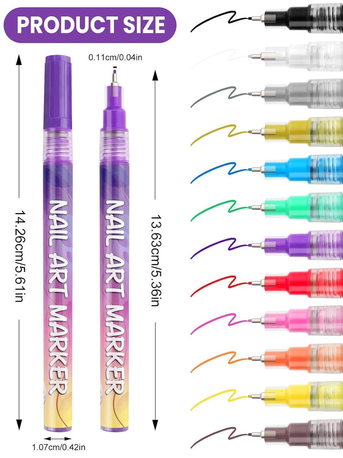 GlamLines™ Nail Art Pens