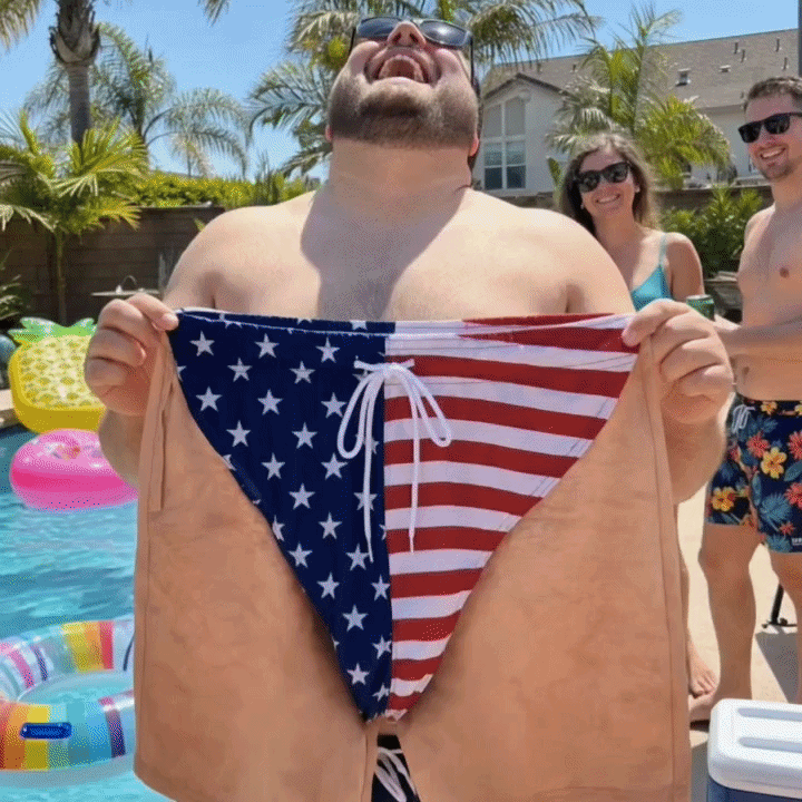 Patriot Prank Swim Trunks