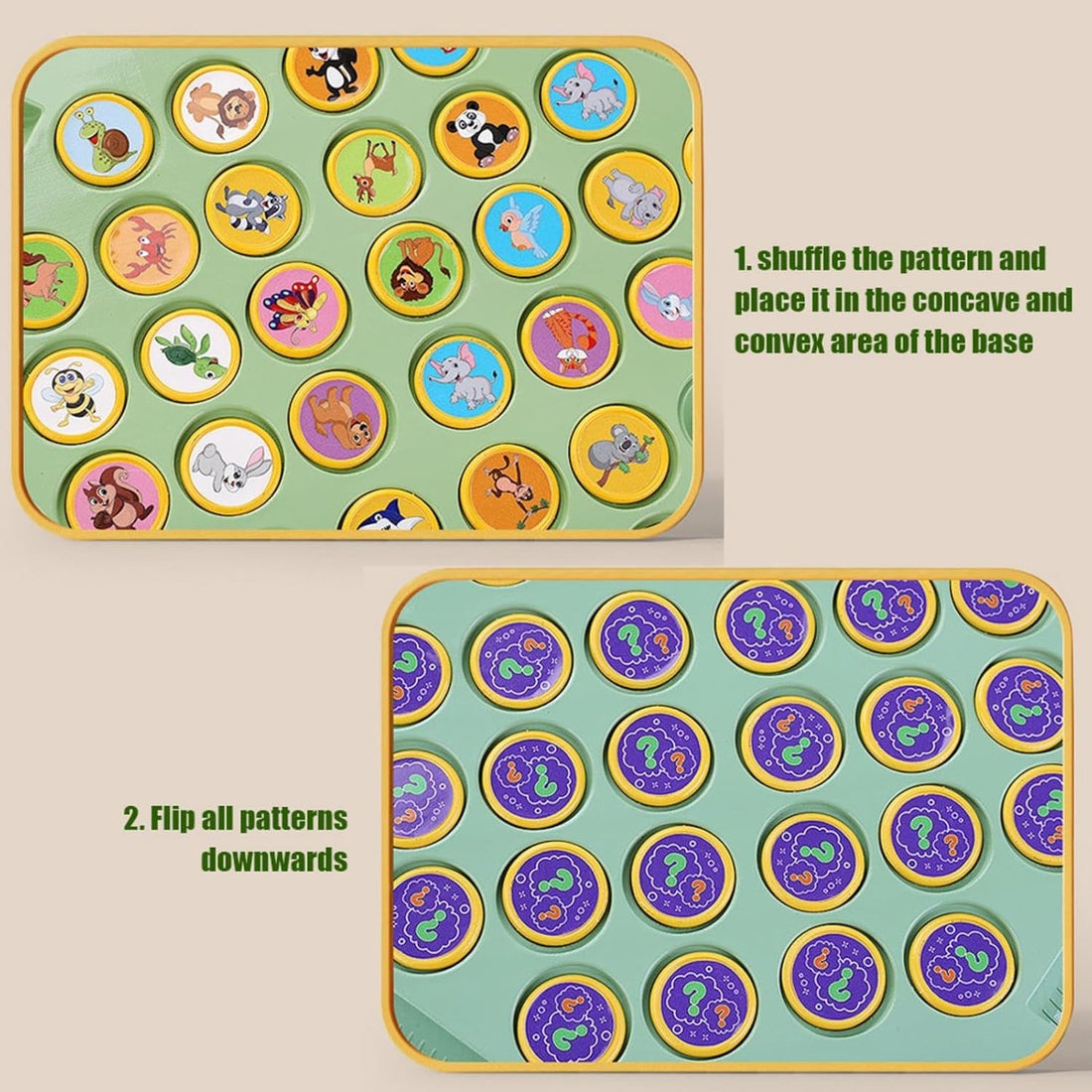 Juego de bingo de animales