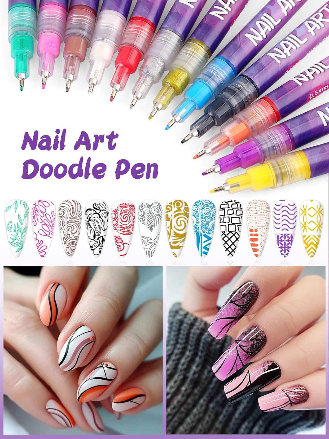 GlamLines™ Nail Art Pens