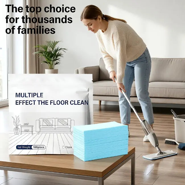 100 Piece Floor Cleaning Tablets — Multi-Surface Cleaner