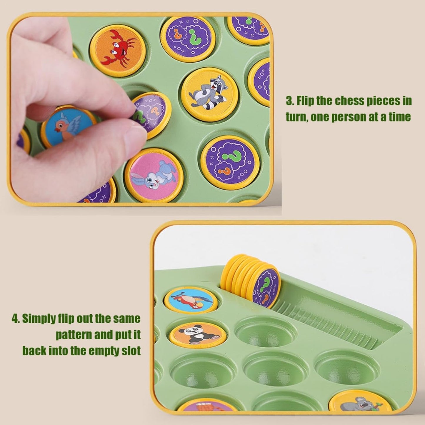 Juego de bingo de animales