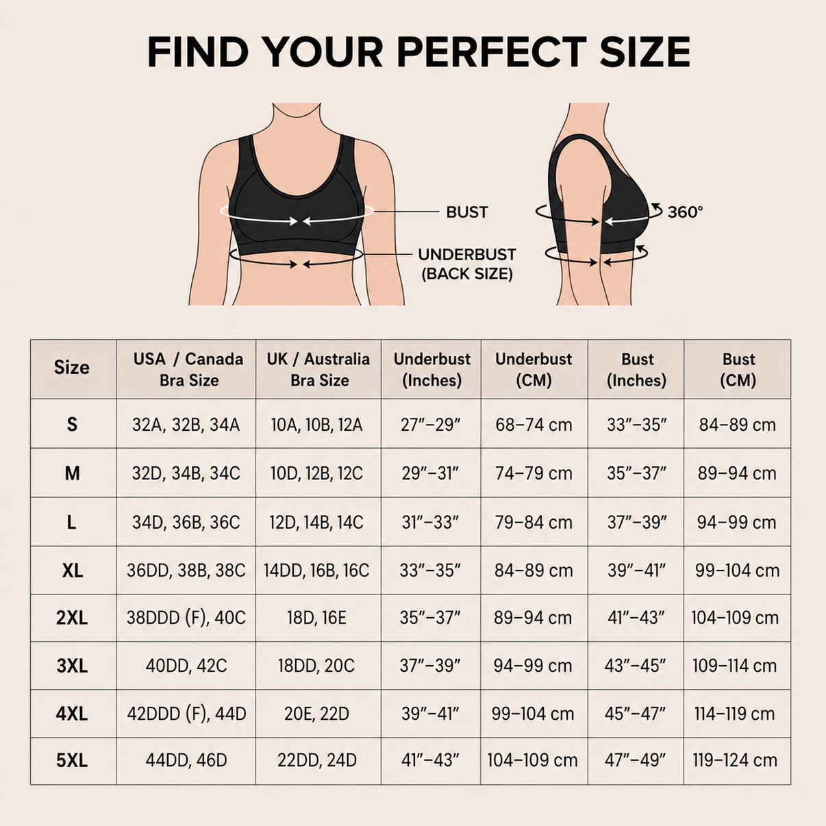 Trueform Posture Corrector Bra