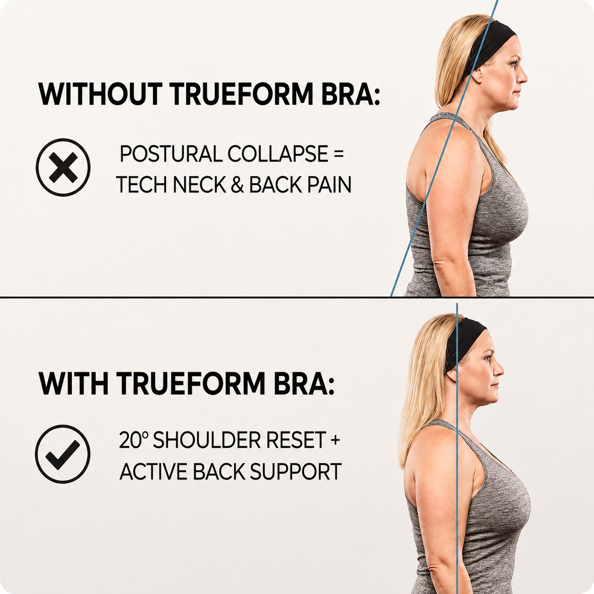 Trueform Posture Corrector Bra