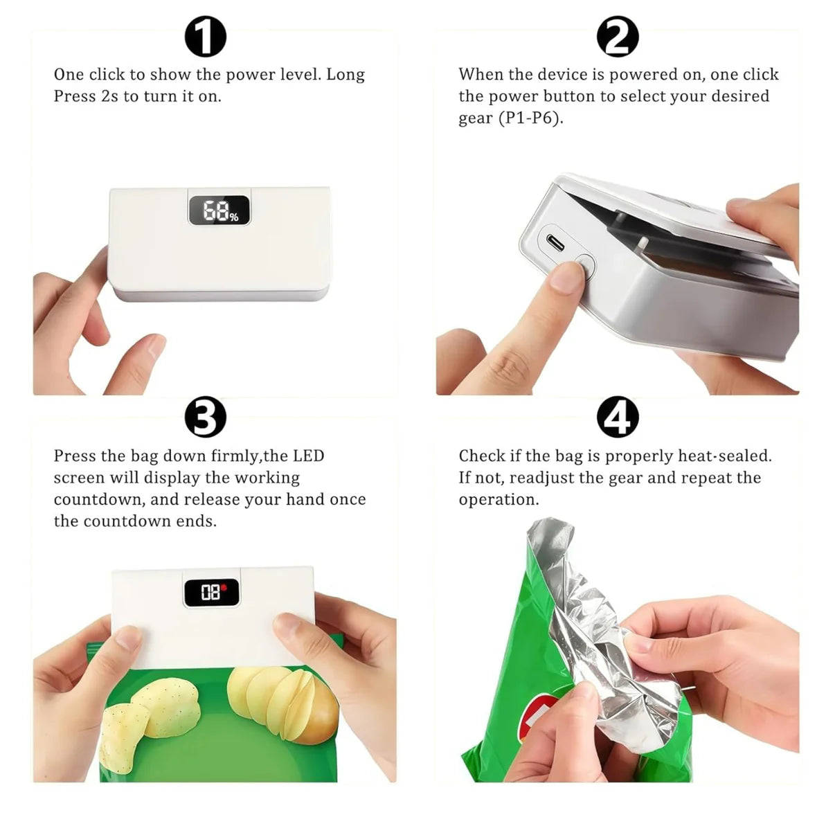 ZipZack™ Smart Sealer
