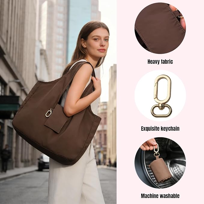 Foldable Keychain Tote Bag