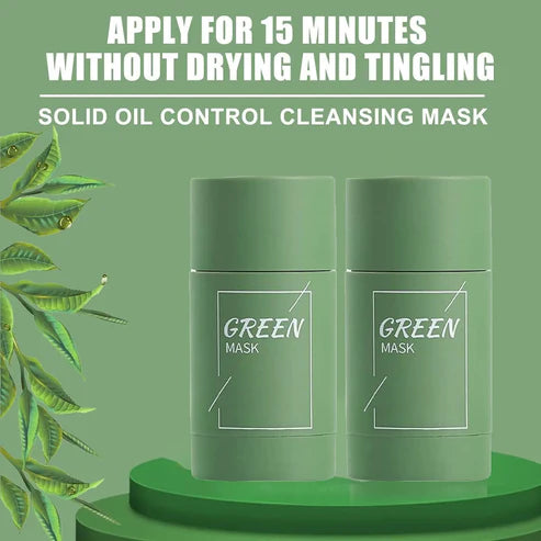 Mascarilla en barra de té verde