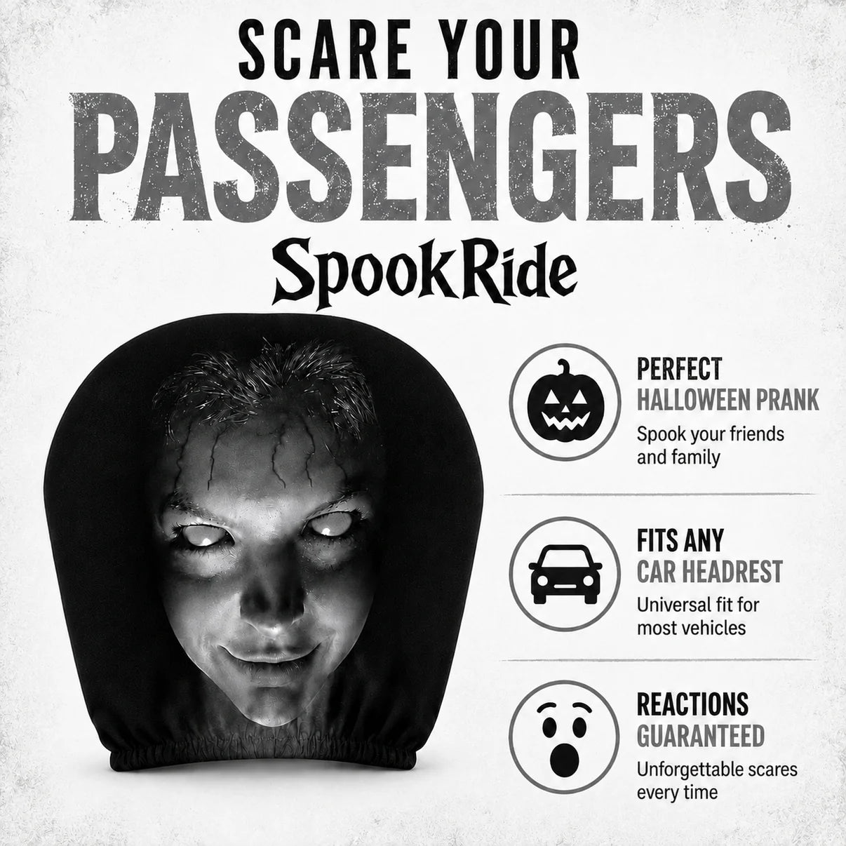 Double-Sided Terror Headrest