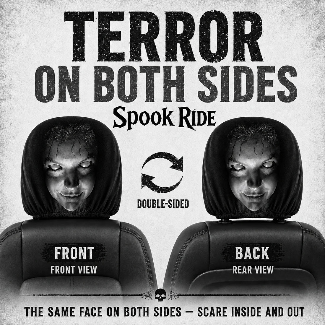 Double-Sided Terror Headrest