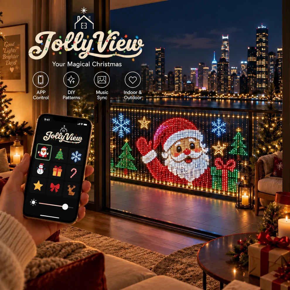 Christmas Balcony Lights