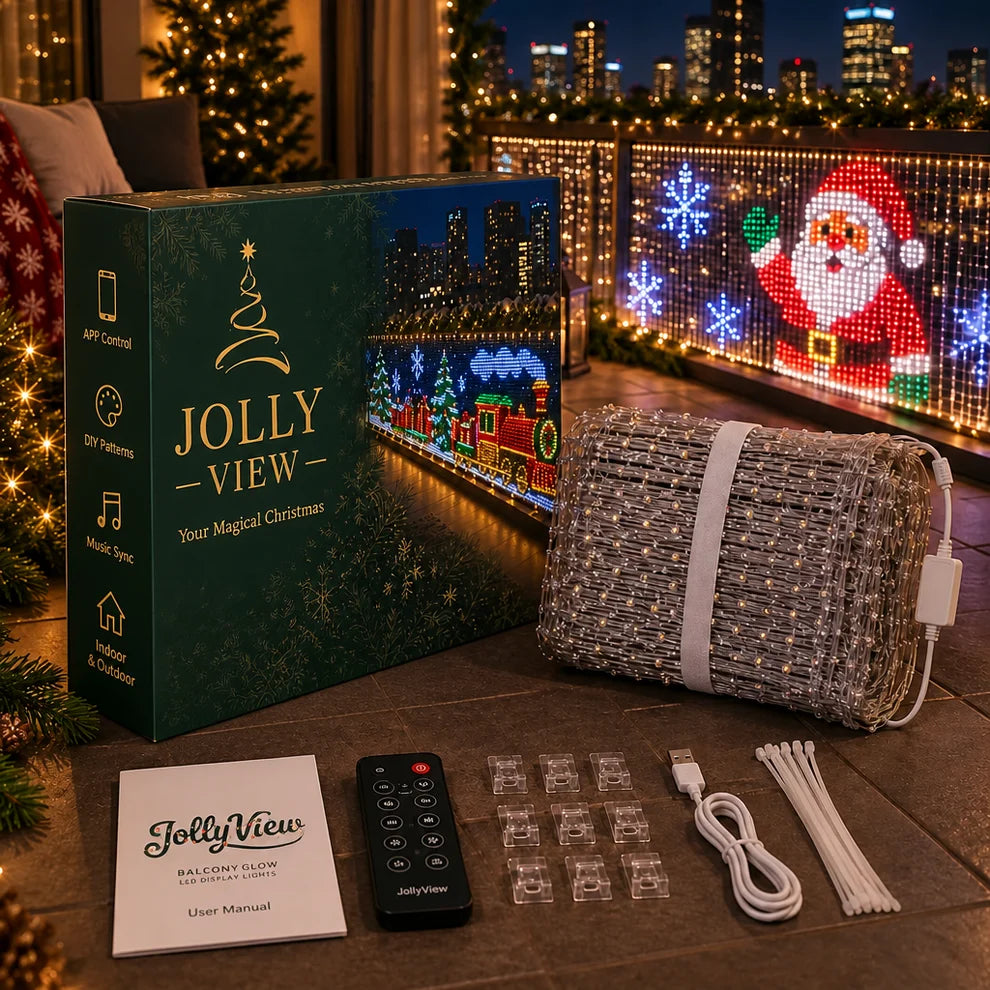 Christmas Balcony Lights