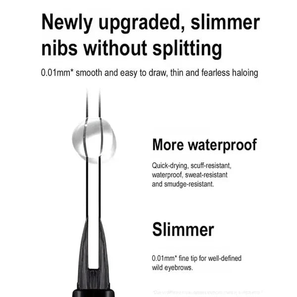 Langanhaltender Augenbrauenstift mit Mikrospitze 