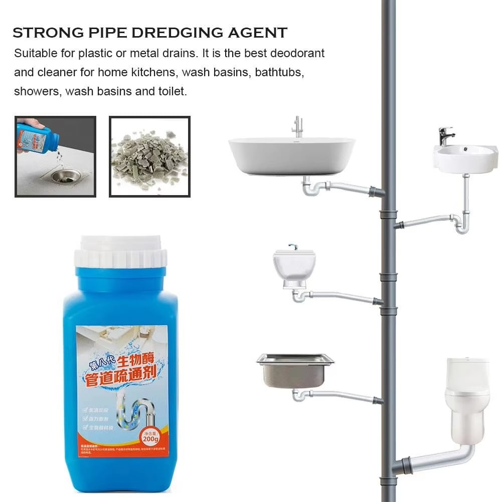 Abflussreiniger in Flaschen