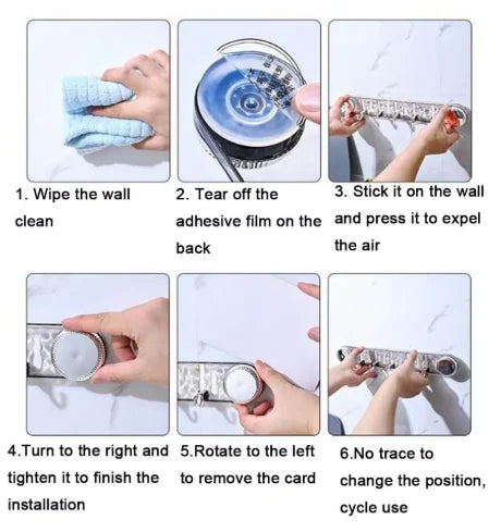 Handtuchhaken mit Saugnapf