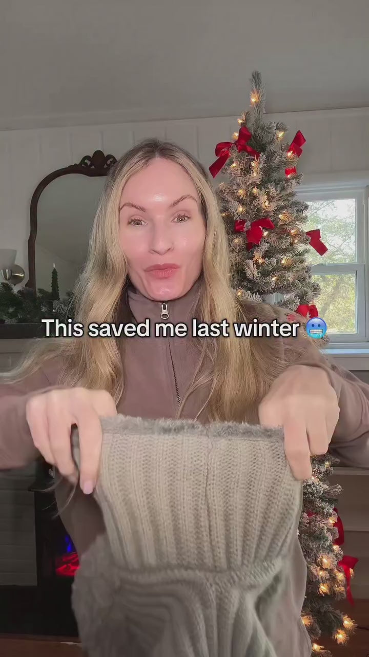 Knitted Hat in Autumn and Winter, 3 in 1 Cold Resistant Hat, Wind-Resistant ScarfHat Face Mask Hooded Scarf