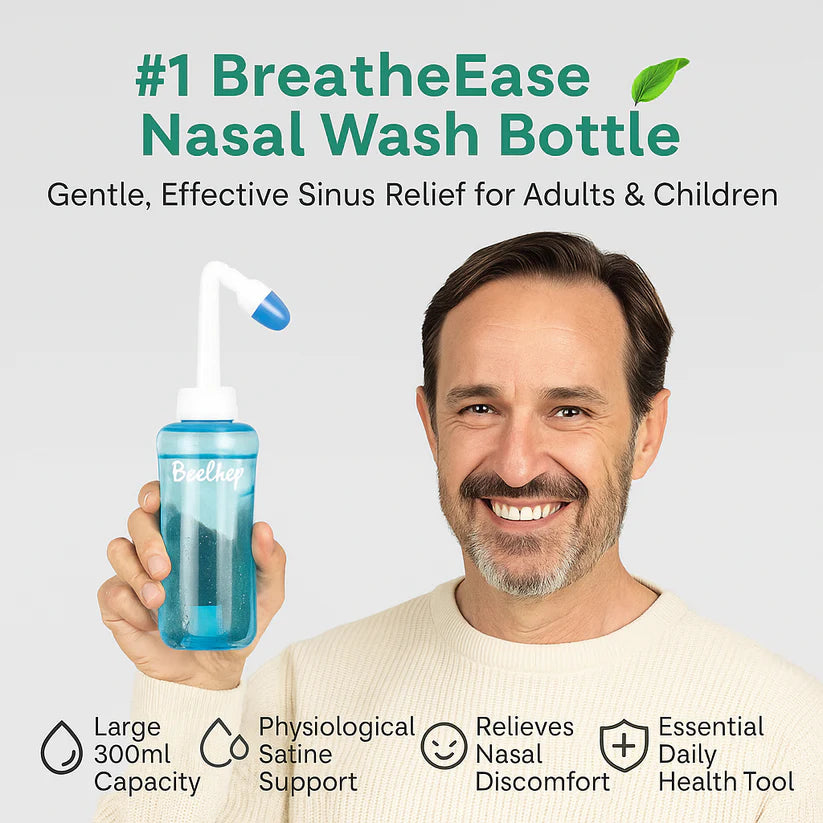BreatheEase Nasal Wash Bottle