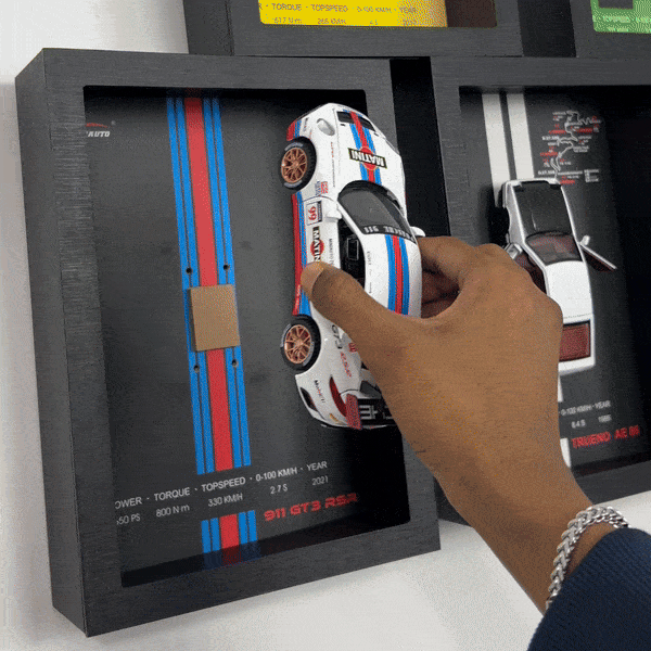 Marco profesional para coche 3D 