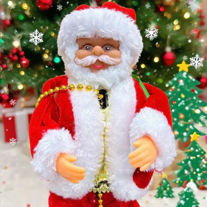 Electric Santa Claus Climbing Ladder