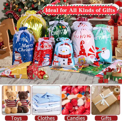 Christmas Foil Gift Bags