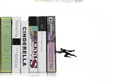 Superhero Bookend Figurines – Stylish Metal Support for Your Bookshelf