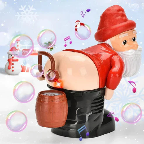 Soplador de burbujas de Papá Noel 