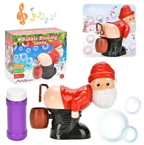 Soplador de burbujas de Papá Noel 